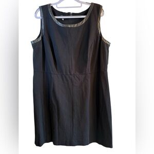 Talbots Black Sleeveless Mini Dress